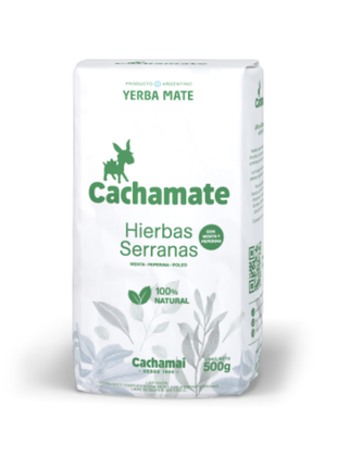Cachamate Hierbas Serranas Argentine Yerba Mate, 500 g / 1.1 lb bag