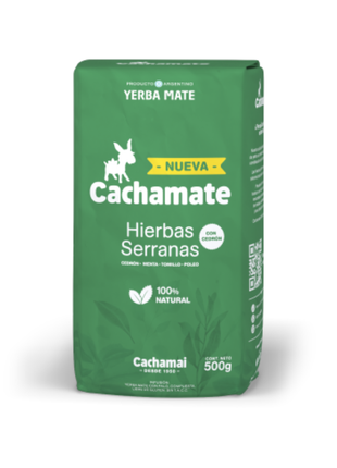 Cachamate Hierbas del Litoral (Cedrón, Salvia y Marcela) Argentine Yerba Mate, 500 g / 1.1 lb bag
