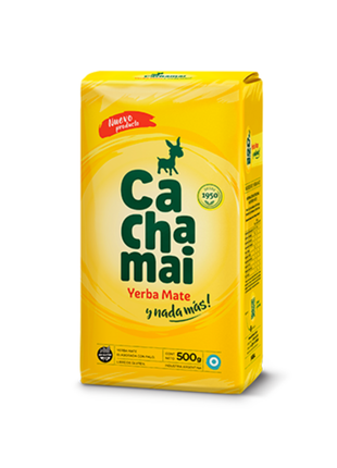 Cachamate Amarilla Argentine Yerba Mate, 500 g / 1.1 lb bag