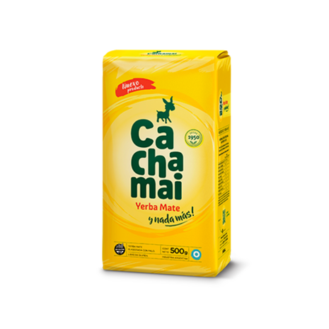 Cachamate Amarilla Argentine Yerba Mate, 500 g / 1.1 lb bag