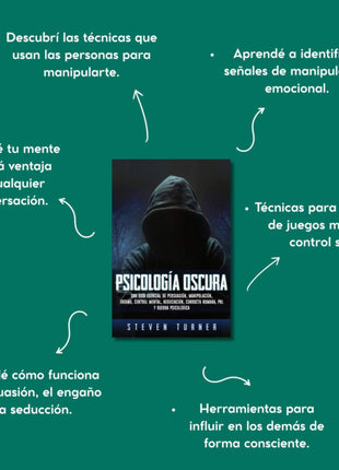Psicología oscura / Dark Psychology – Steven Turner (Spanish Edition)