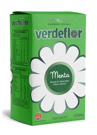 Verdeflor Con Menta Argentine Yerba Mate, 500 g / 1.1 lb bag