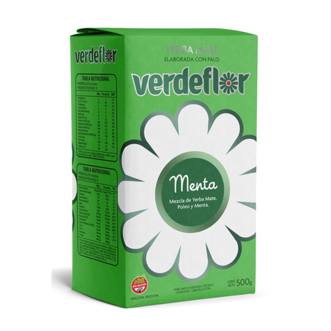 Verdeflor Con Menta Argentine Yerba Mate, 500 g / 1.1 lb bag