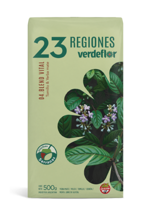 Verdeflor 23 Regiones Blend Vital 0.3 Tomillo Argentine Yerba Mate, 500 g / 1.1 lb bag
