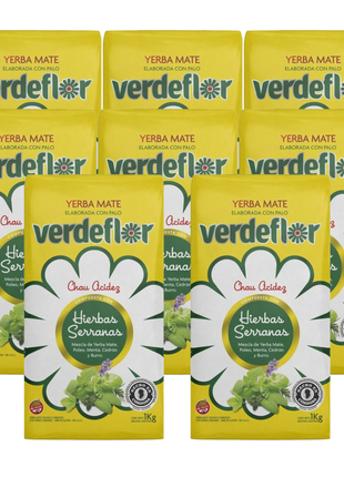 Verdeflor Hierbas Serranas Argentine Yerba Mate, 500 g (Pack of 5) (2.5 kg)