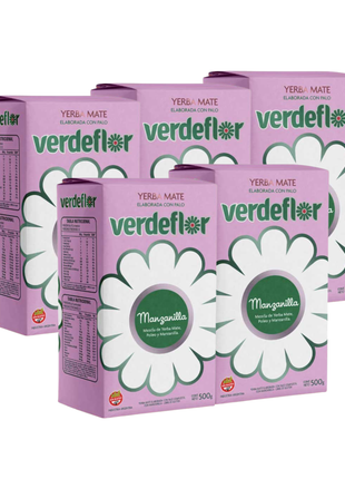Verdeflor Manzanilla Argentine Yerba Mate, 500 g (Pack of 5) (2.5 kg)