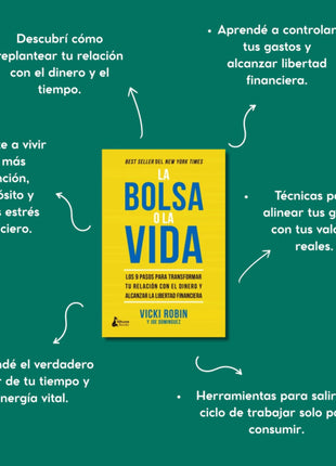 La bolsa o la vida / Your Money or Your Life – Vicki Robin & Joe Dominguez (Spanish Edition)