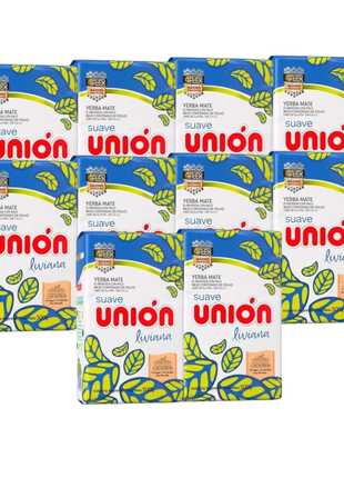 Yerba Mate Unión Suave Liviana 500 g (Pack x10)