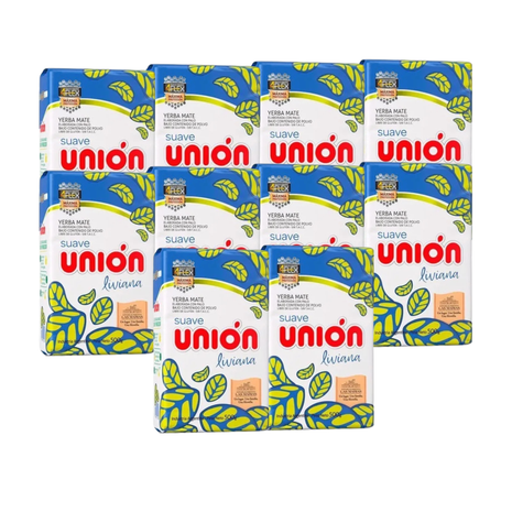 Yerba Mate Unión Suave Liviana 500 g (Pack x10)