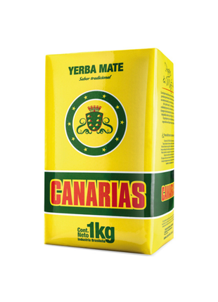 Yerba Mate Canarias Tradicional, sabor amargo e intenso (1kg)