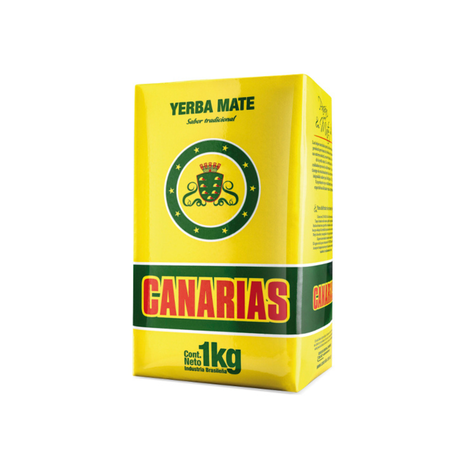 Yerba Mate Canarias Tradicional, sabor amargo e intenso (1kg)