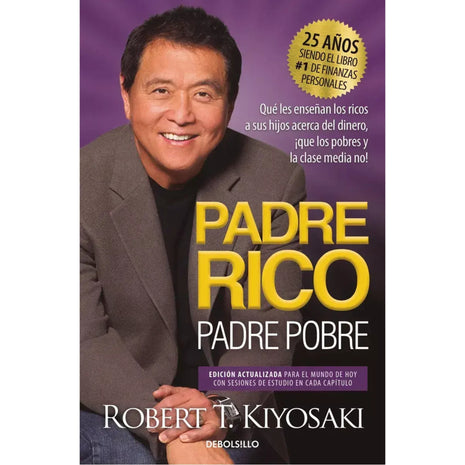 Padre Rico, Padre Pobre / Rich Dad Poor Dad – Robert T. Kiyosaki (Spanish Book) – International Shipping