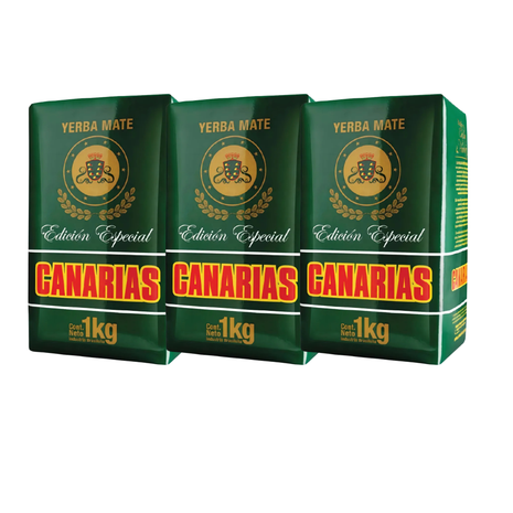 Yerba Mate Canarias Edición Especial (1kg) (pack x3) (3kg)