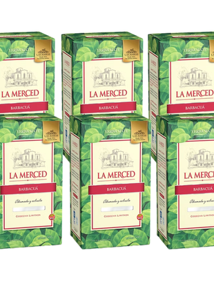 Yerba Mate La Merced Barbacuá 500g (Pack x6)