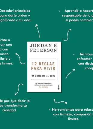 12 reglas para vivir / 12 Rules for Life – Jordan B. Peterson (Spanish Edition)