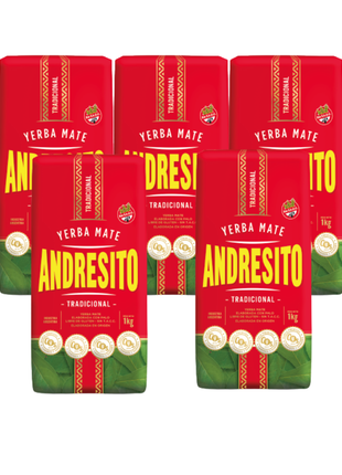 Yerba Mate Andresito Tradicional (1kg) (Pack x5) (5kg)