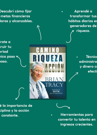 Camino hacia la riqueza en acción / Action Path to Wealth – Brian Tracy (Spanish Edition)