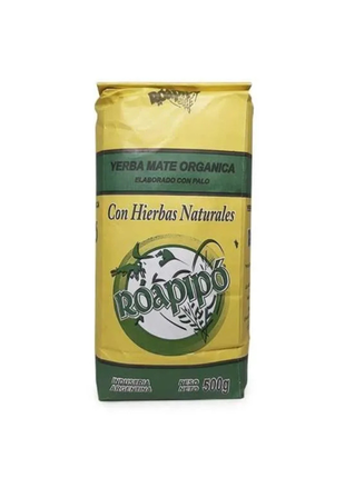 Yerba Mate Roapipó Orgánica Compuesta con Hierbas 500g