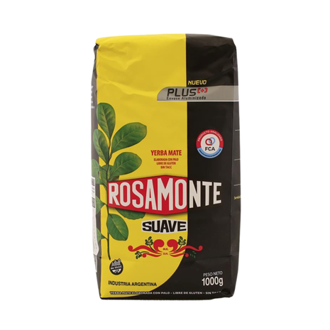 Rosamonte Suave Argentine Yerba Mate, 1 kg / 2.2 lb bag