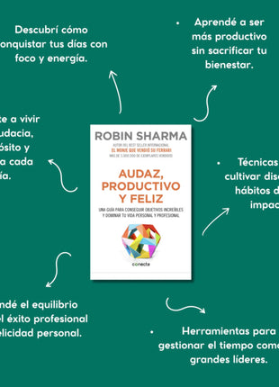 Audaz, productivo y feliz / The Everyday Hero Manifesto – Robin Sharma (Spanish Edition)
