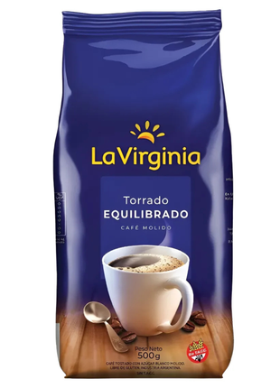 La Virginia Café Molido Torrado Clásico Equilibrado 500g – Ground Roasted Coffee Balanced