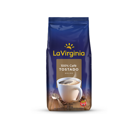 La Virginia Café Molido Tostado 250g – Ground Roasted Coffee