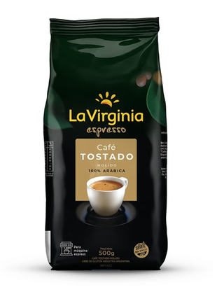 La Virginia Café Espresso Molido 100% Arábica 500g – Espresso Ground Coffee