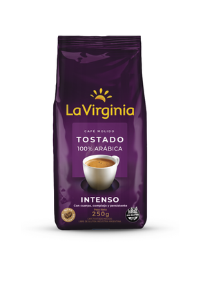 La Virginia Café Molido Tostado Intenso 250g – Ground Roasted Coffee Strong