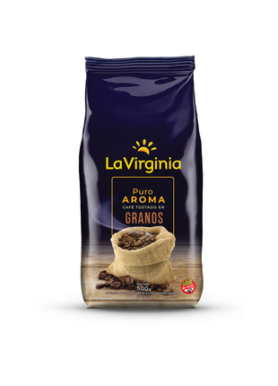 La Virginia Café Puro Aroma en Granos 500g – Whole Bean Coffee