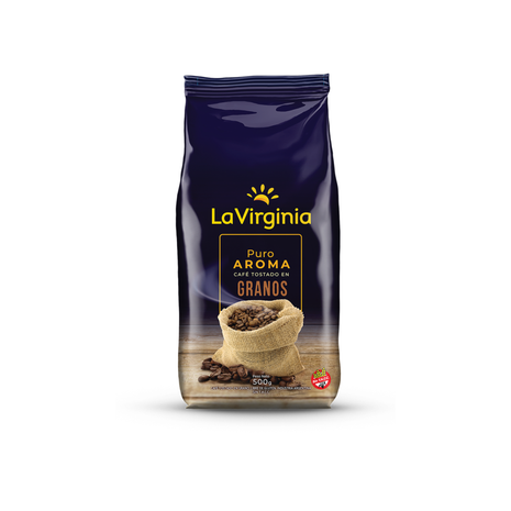 La Virginia Café Puro Aroma en Granos 500g – Whole Bean Coffee
