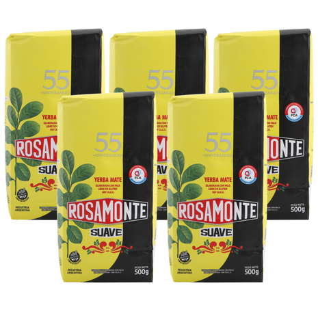 Rosamonte Suave Argentine Yerba Mate, 500 g (Pack of 10)