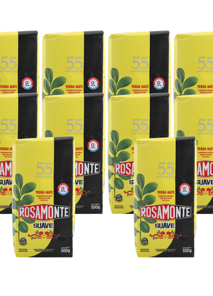 Rosamonte Suave Argentine Yerba Mate, 500 g (Pack of 10)