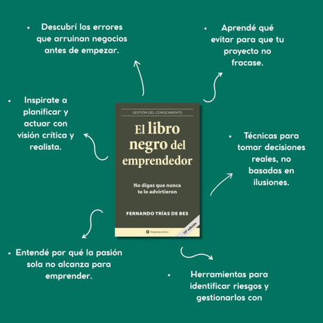 El libro negro del emprendedor / The Black Book of the Entrepreneur – Fernando Trías de Bes (Spanish Edition)