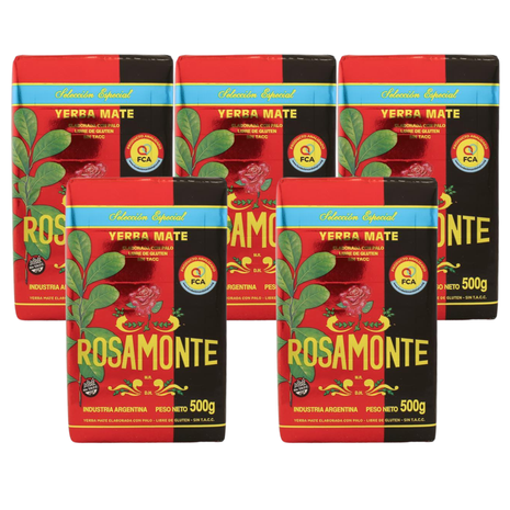 Rosamonte Seleccion Especial Argentine Yerba Mate, 500 g (Pack of 5)