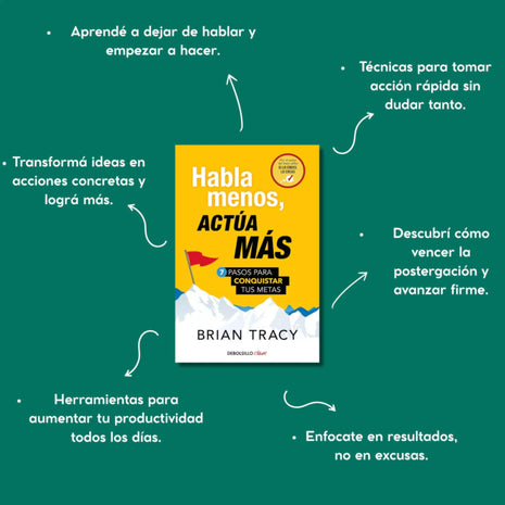 Habla menos, actúa más / Speak Less, Act More – Brian Tracy (Spanish Edition)