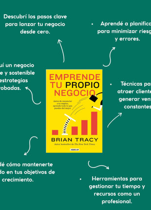 Emprende tu propio negocio / Start and Build Your Own Business – Brian Tracy (Spanish Edition)