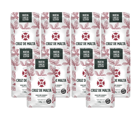 Cruz de Malta Traditional Argentine Yerba Mate 500 g pack of 10