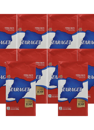 Taragui Traditional Argentine Yerba Mate, 1 kg (Pack of 10)