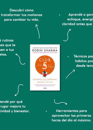 El Club de las 5 de la mañana / The 5 AM Club – Robin Sharma (Spanish Edition)
