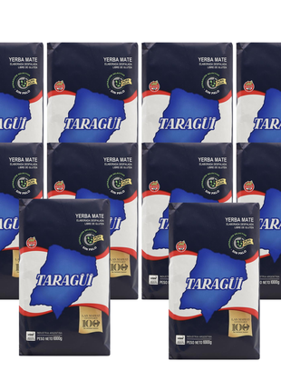 Taragui Sin Palo Argentine Yerba Mate, 500 g (Pack of 10)