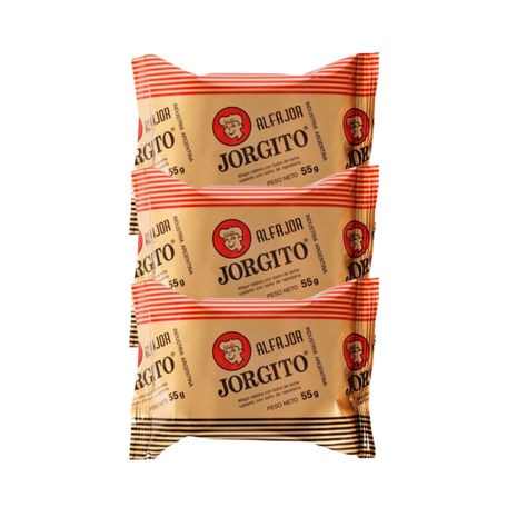 Alfajor Jorgito Clásico Negro (55gr) (Pack 3u) (165gr)