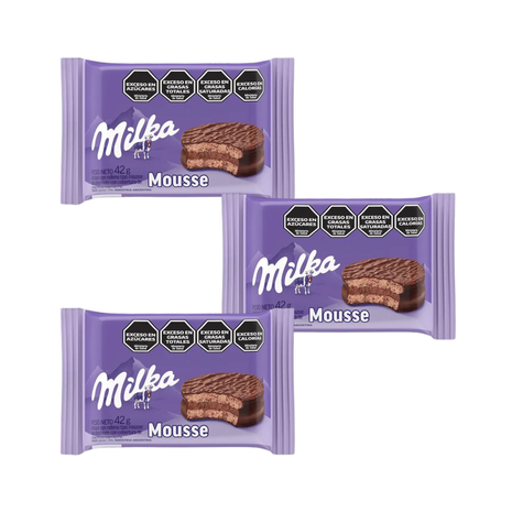 Alfajor Milka SIMPLE Mousse x 42g (Pack x3un) (126gr)