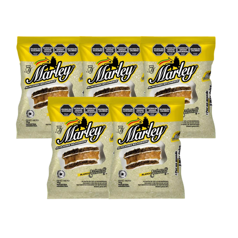 Alfajor Rasta Relleno con Dulce de Leche, Recubierto con Baño de Repostería NEGRO (70gr) (Pack x6u) (420gr)