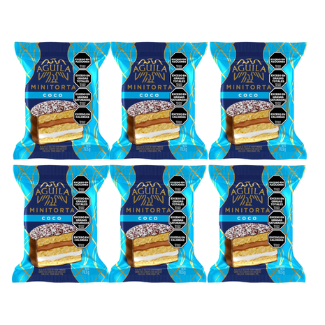 Alfajor Minitorita Aguila COCO (73gr) (Pack de 6u) (438gr)