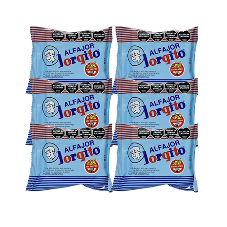 Alfajor Jorgito Sin Gluten 50g (Pack x6un) (300g)