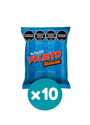 Alfajor Fulbito Chocolate (30gr) (Pack de 10u) (300gr)