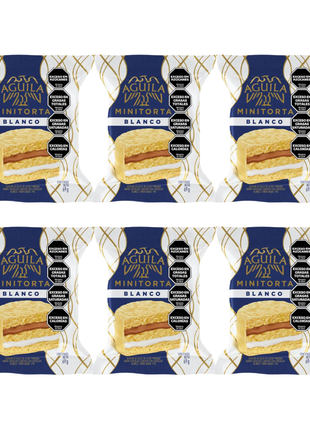Alfajor Minitorta Aguila BLANCO (72gr) (Pack de 6u.) (432gr)