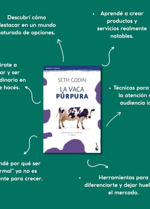 La vaca púrpura / Purple Cow – Seth Godin (Spanish Edition)