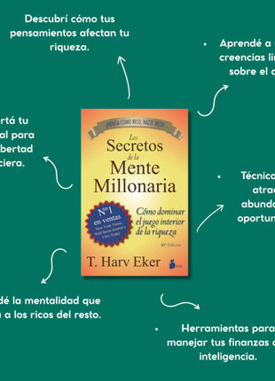 Los secretos de la mente millonaria / Secrets of the Millionaire Mind – T. Harv Eker (Spanish Edition)