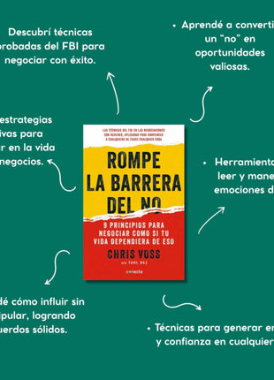 Rompe la barrera del no / Never Split the Difference – Chris Voss (Spanish Edition)